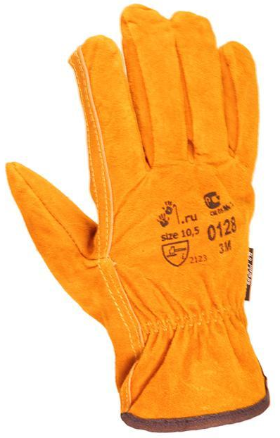 защитные перчатки 3M утепленные спилковые