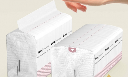 Новинка Veiro Professional бумажные полотенца в полиэтиленовой плёнке SoftPack