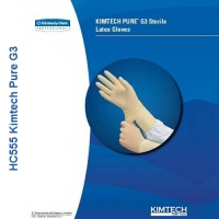 Защитные перчатки латексные HC555 Kimtech Pure G3