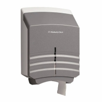 Дозатор диспенсер туалетной бумаги в рулоне  Kimberly-Clark Professional 6988 Ripple серый металлик