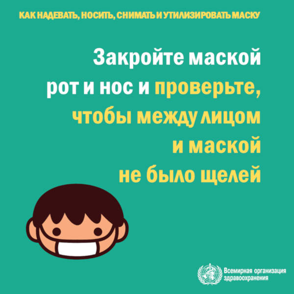 Как надевать, использовать, снимать и утилизировать маску